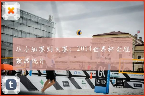 从小组赛到决赛：2014世界杯全程数据统计